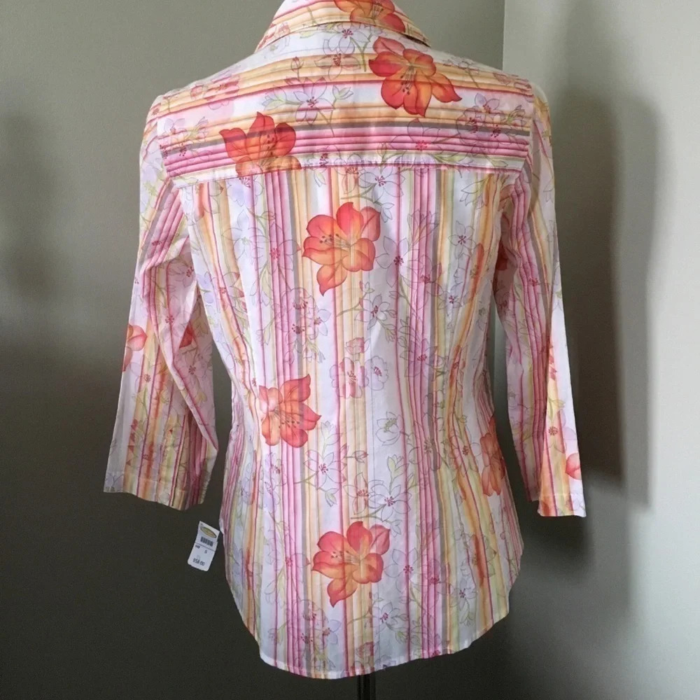Talbots Ruffle Edged Blouse - Picture 5 of 7